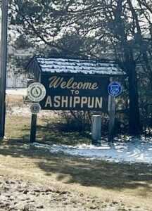 ashippun wi funds for fixing welcome sign